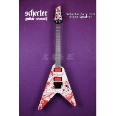Schecter Gary Holt V-1 FR Blood Splatter ǩ
