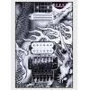 Schecter ZK-T6 Original Dragon Graphic