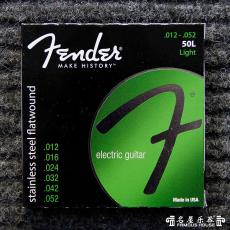 FENDER 073-0050-403 50L Stainless Flatwound Ball End 12-52 JAZZƽ