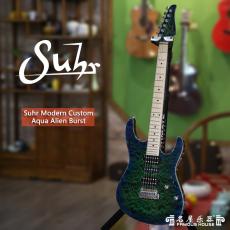 ۳ Suhr Modern Custom Aqua Alien Burst