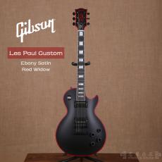 ۳ Gibson Ѹ Les Paul Custom Ebony Satin Red Widow