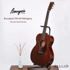۳ Bourgeois OM All Mahogany Ziricote Head Veneer