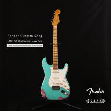 ۳ Fender LTD 1957 Stratocaster Heavy Relic 2018 Seafoam Green over Pink Paisley