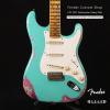 ۳ Fender LTD 1957 Stratocaster Heavy Relic 2018 Seafoam Green over Pink Paisley